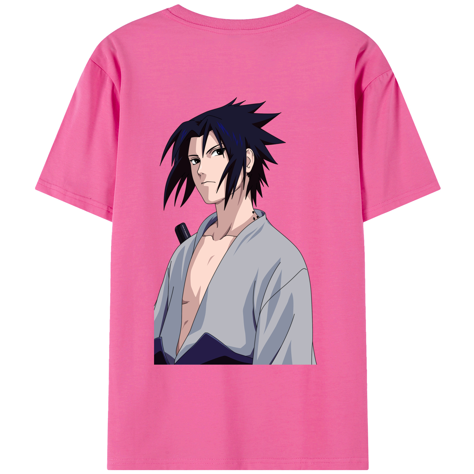（画像用） NARUTO -ナルト- うちは サスケ Uchiha Sasuke レディース半袖Tシャツ(バックプリント)